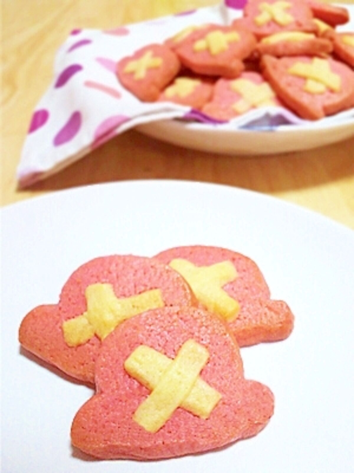 子供も大人も喜ぶ チョッパーの帽子クッキー レシピ 作り方 By 春虹ママ 楽天レシピ 子供も大人も喜ぶ チョッパーの帽子クッキー レシピ 作り方 By 春虹ママ 楽天レシピ